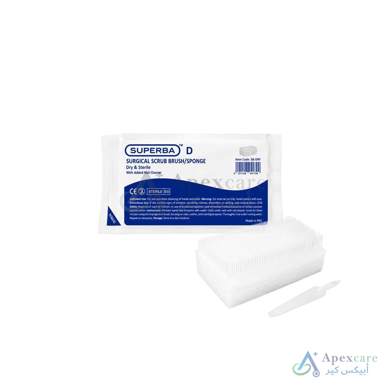 SUPERBA SURGICAL SCRUB BRUSH/SPONGE D