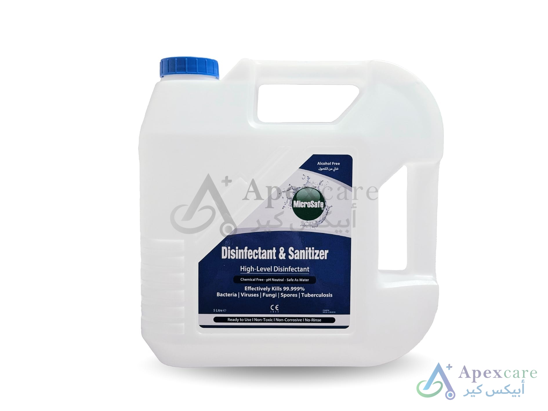 MICROSAFE DISINFECTANT & SANITIZER (HIGH-LEVEL DISINFECTANT) 5 LTR