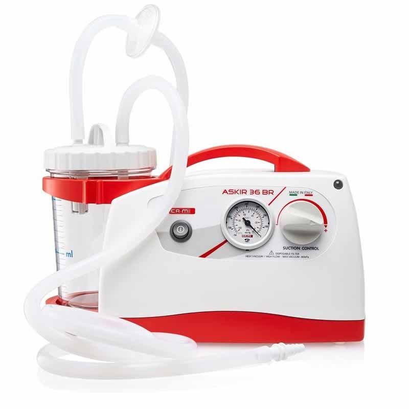 PORTABLE SUCTION MACHINE ASKIR 36BR 240/12V (with battery)