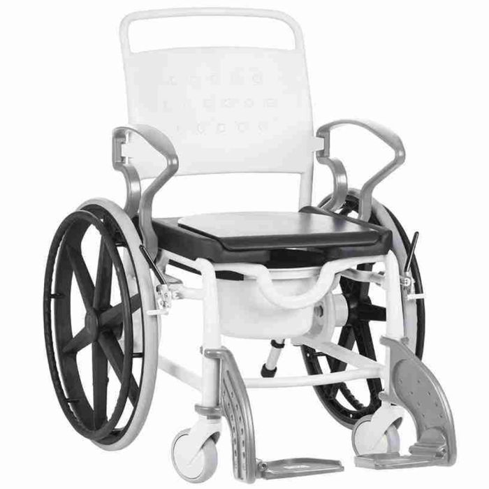 Rebotec Genf Mobile self propelled Shower Commode Chair view 4