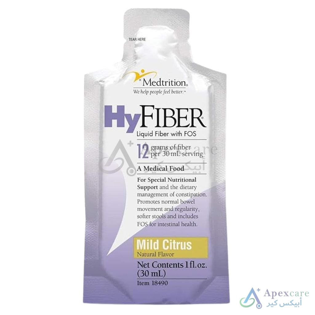 MEDTRITION HYFIBER LIQUID FIBER WITH FOS, Pack of 100