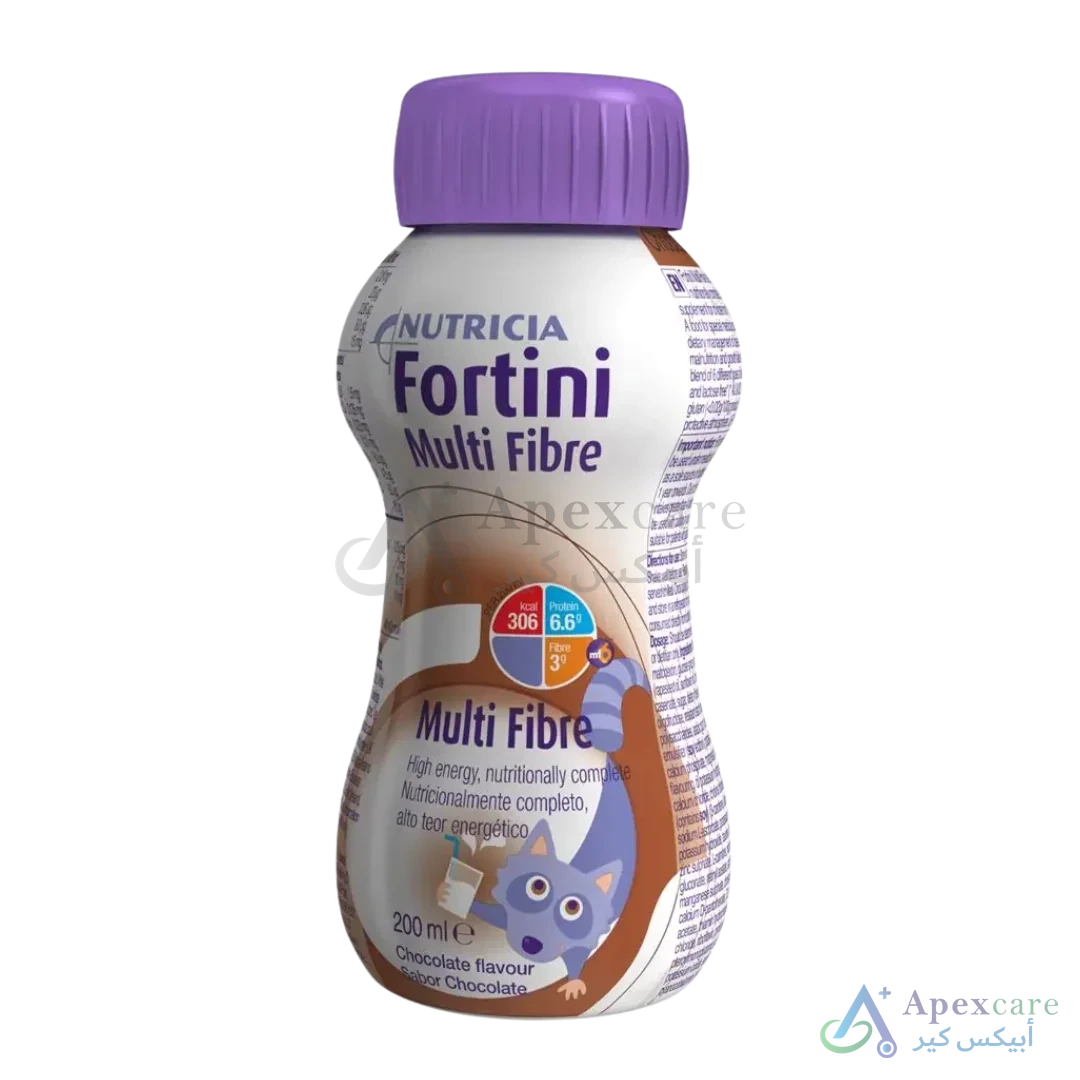 NUTRICIA FORTINI MULTI FIBER CHOCOLATE 200ML