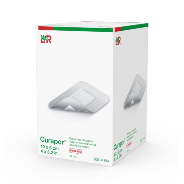 LR Curapor Surgical Wound dressing 10X8cm 50's 32913